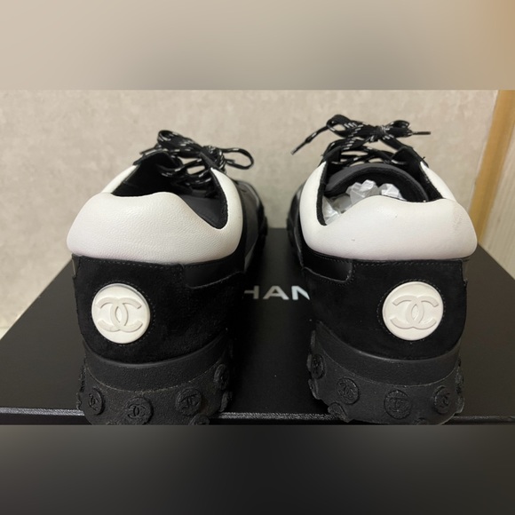 Chanel Men NYLON/CALFSKIN sneaker - Picture 5 of 8